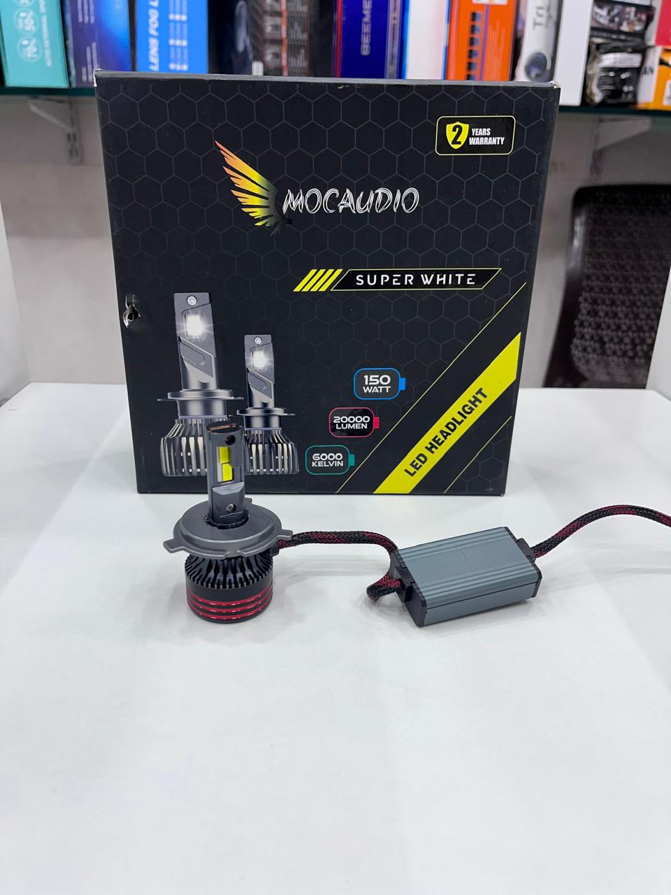 Mocaudio 150w led headlight 2 year guarantee (1 piece)