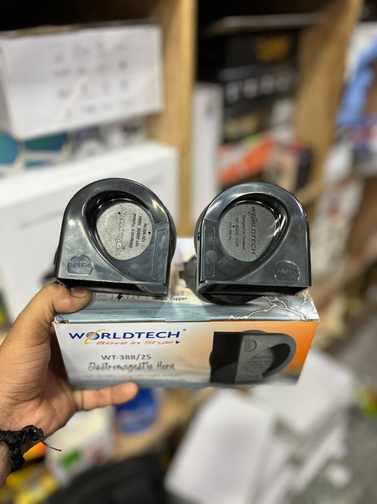 Worldtech WT-388/25 waterproof car horn (set of 2)