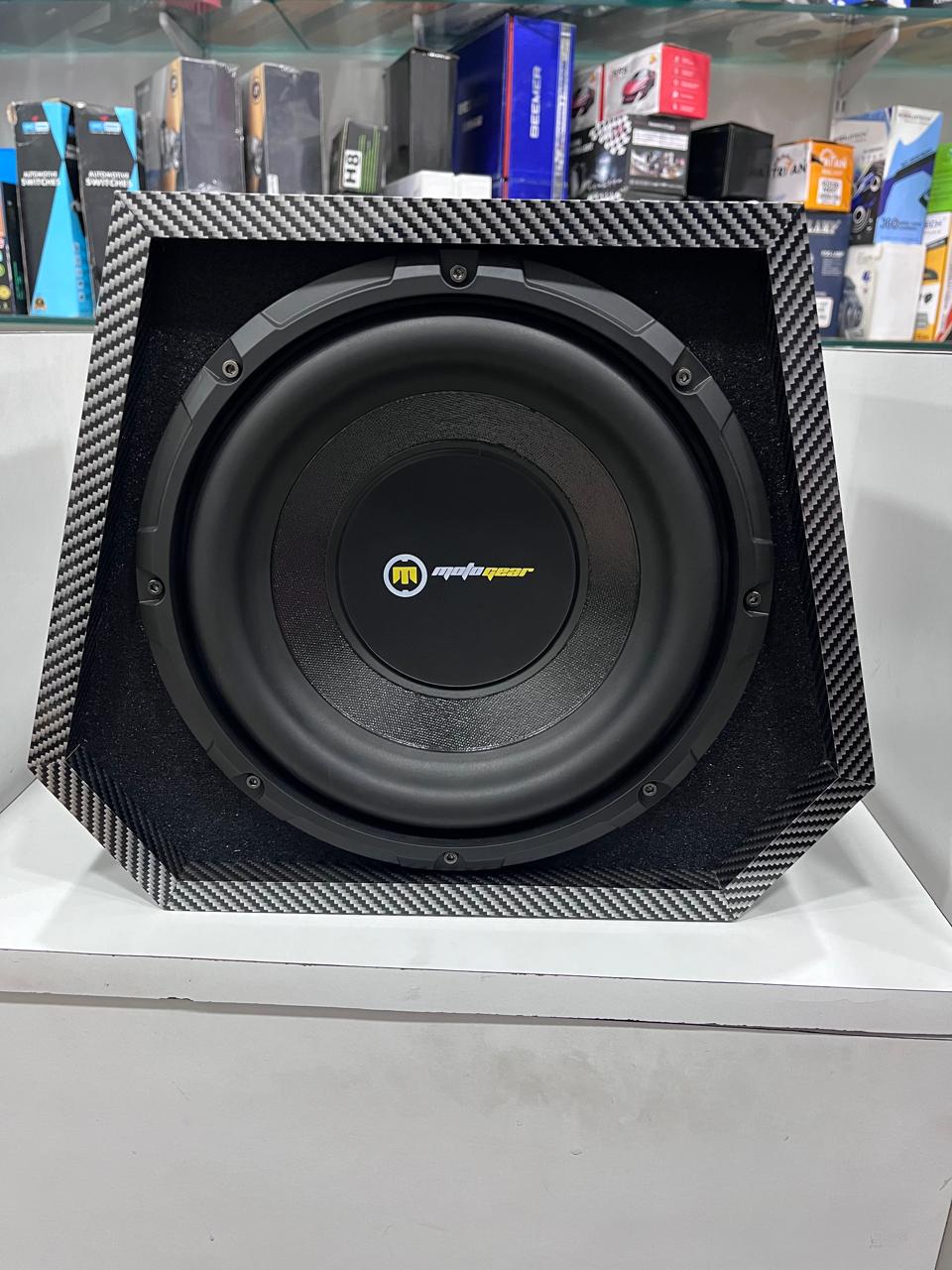 Motogear megablast 10inch dual woofer enclosure 1 year guarantee