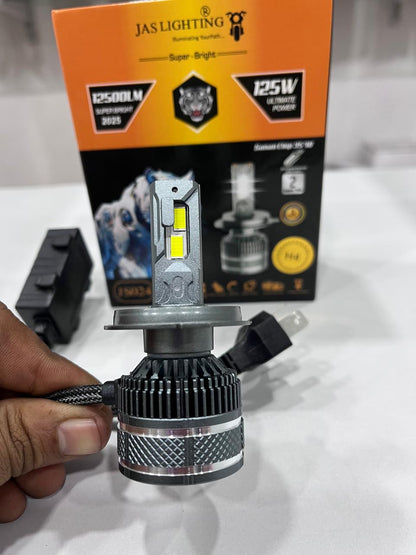 JAS 125w 12500LM led headlight free parking bulb