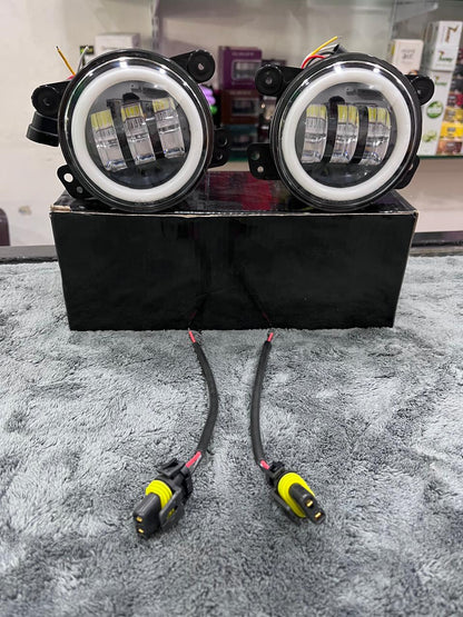 Led dual colour fog lights set