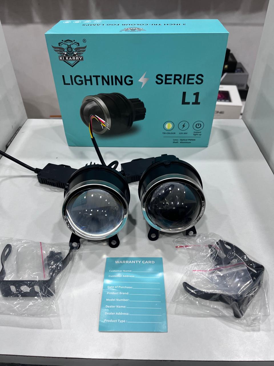 Karry 3inch tri color projector fog lights (2 pc)