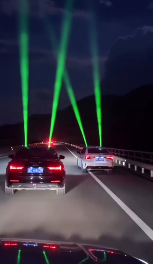 Car roof lazer light 2 pc with remote