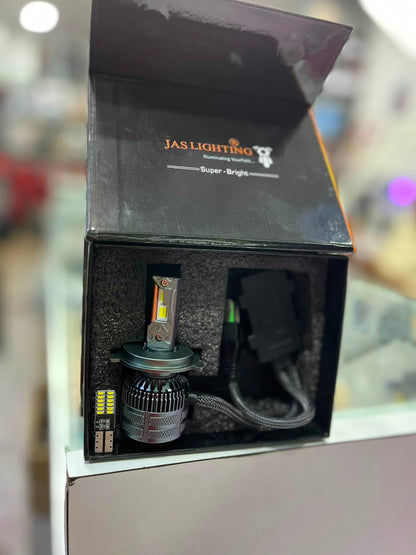 JAS 100w led headlight with free parking bulb
