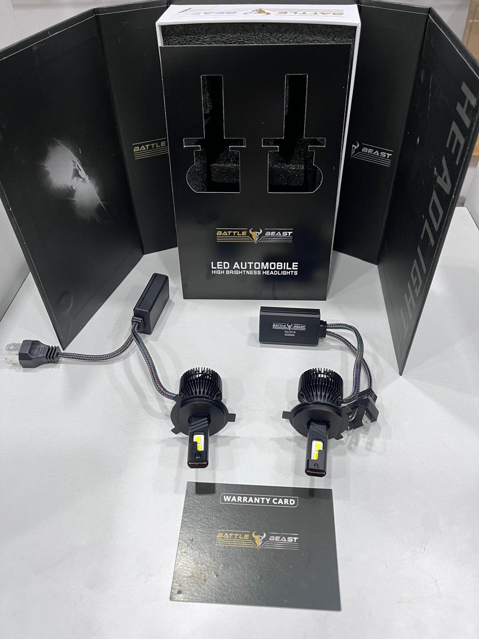 Battlebeast 250w led headlight (pack of 2) 2 year guarantee