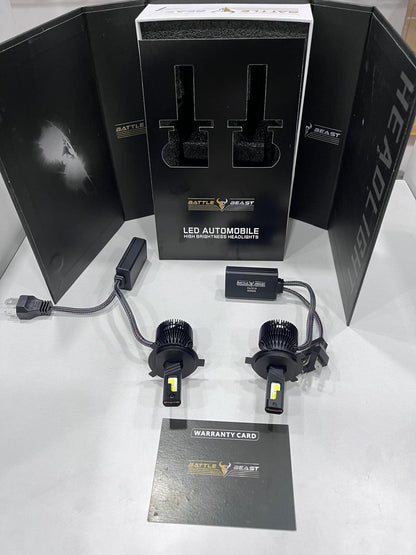 Battlebeast 250w led headlight (pack of 2) 2 year guarantee