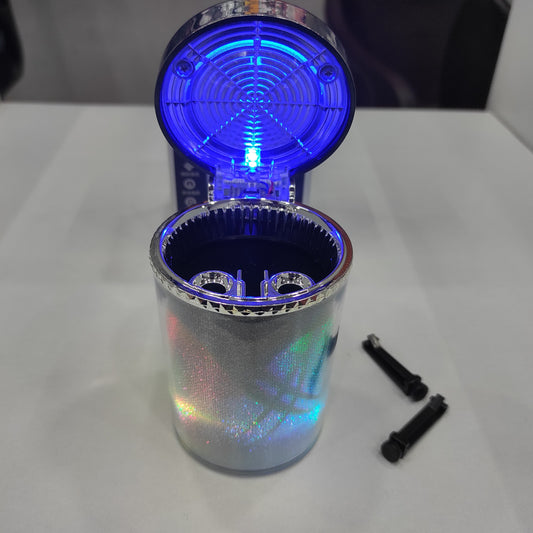 Car ash tray with multi colour RGB light