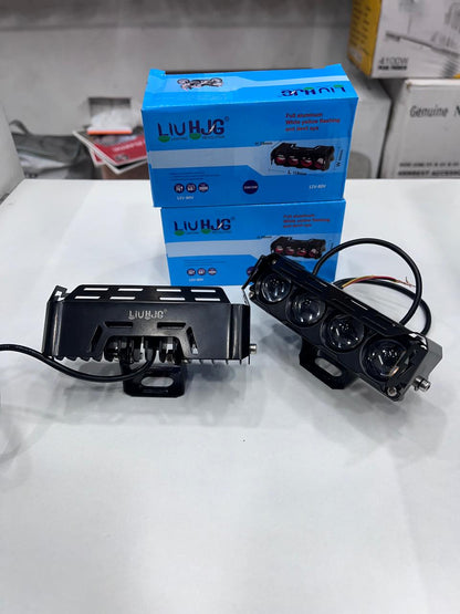 HJG 4 lens fog light with red devil and flash modes 50w (2 piece)