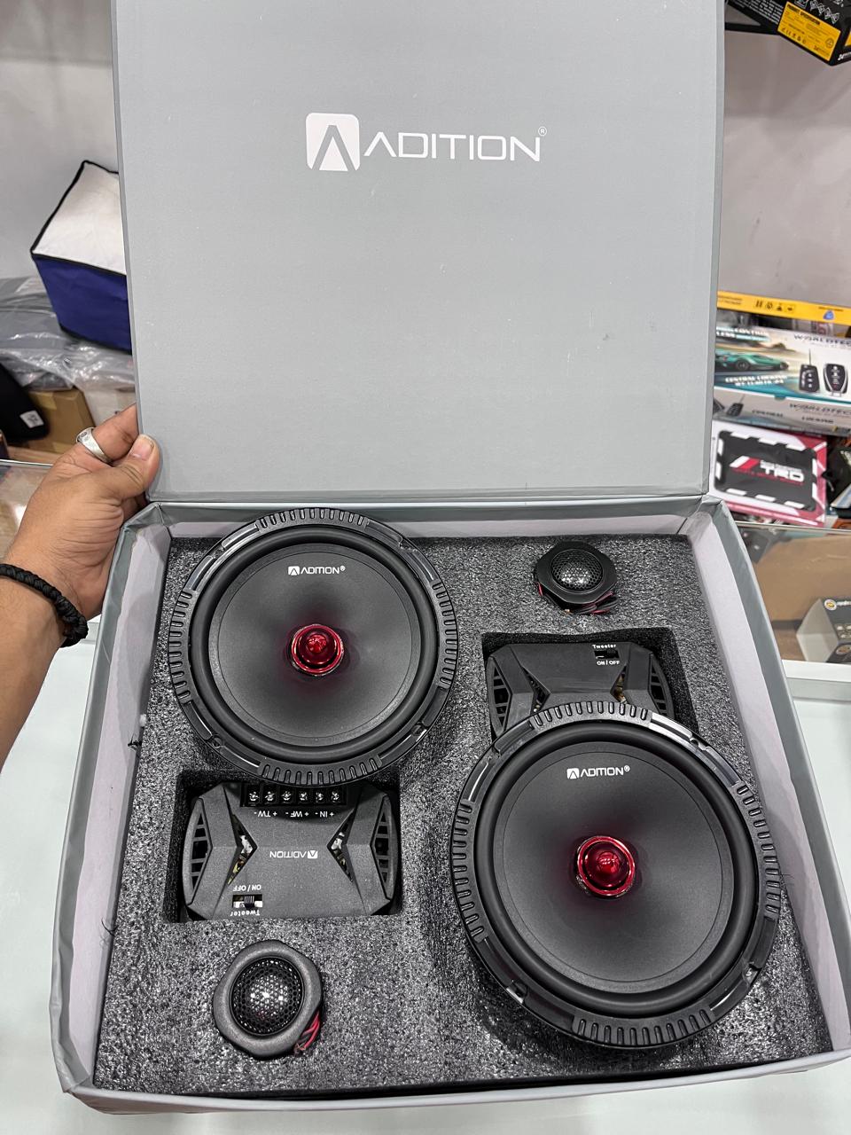Addition components set with 1 year guarantee