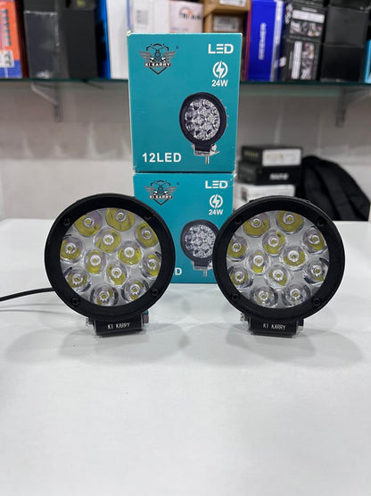 Karry 12 led fog lights 24w/pc (2 piece)
