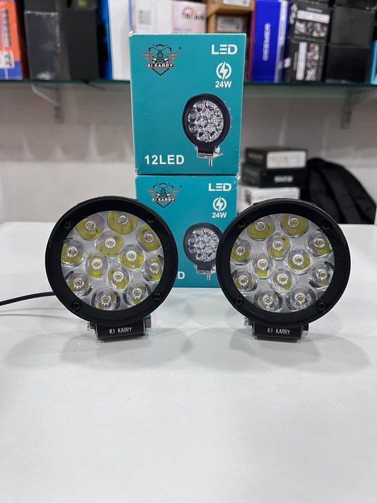 Karry 12 led fog lights 24w/pc (2 piece)