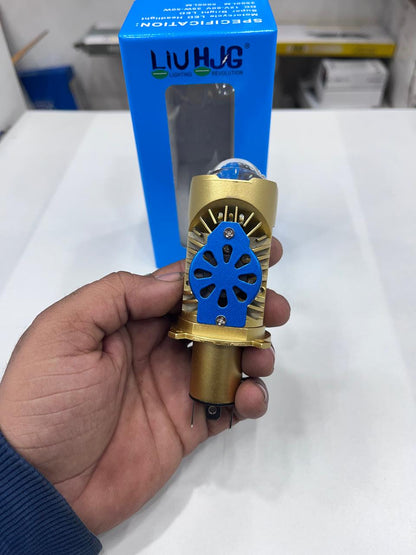 HJG 85w dual color led projector headlight