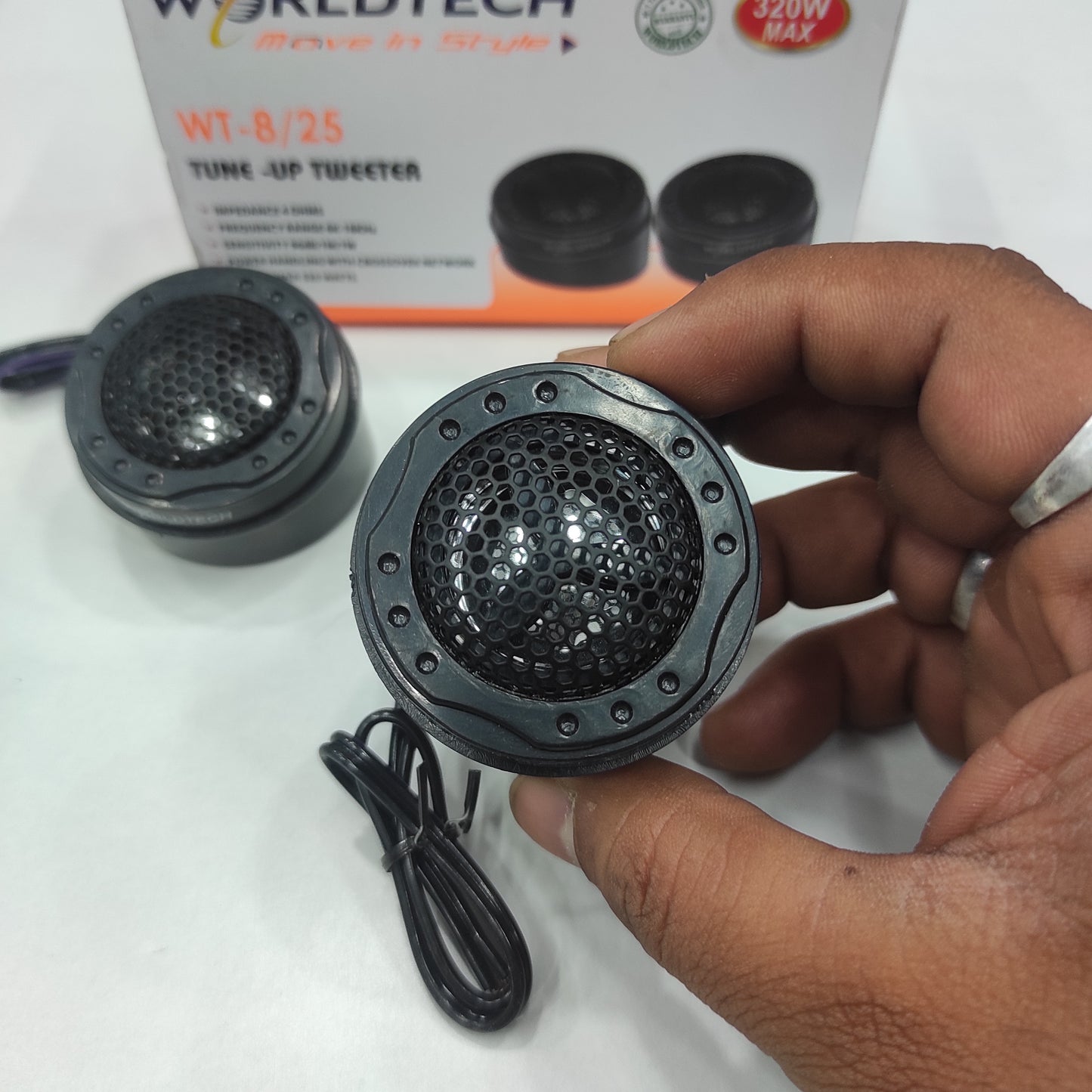 Worldtech tune-up tweeter set of 2 (2 year guarantee)