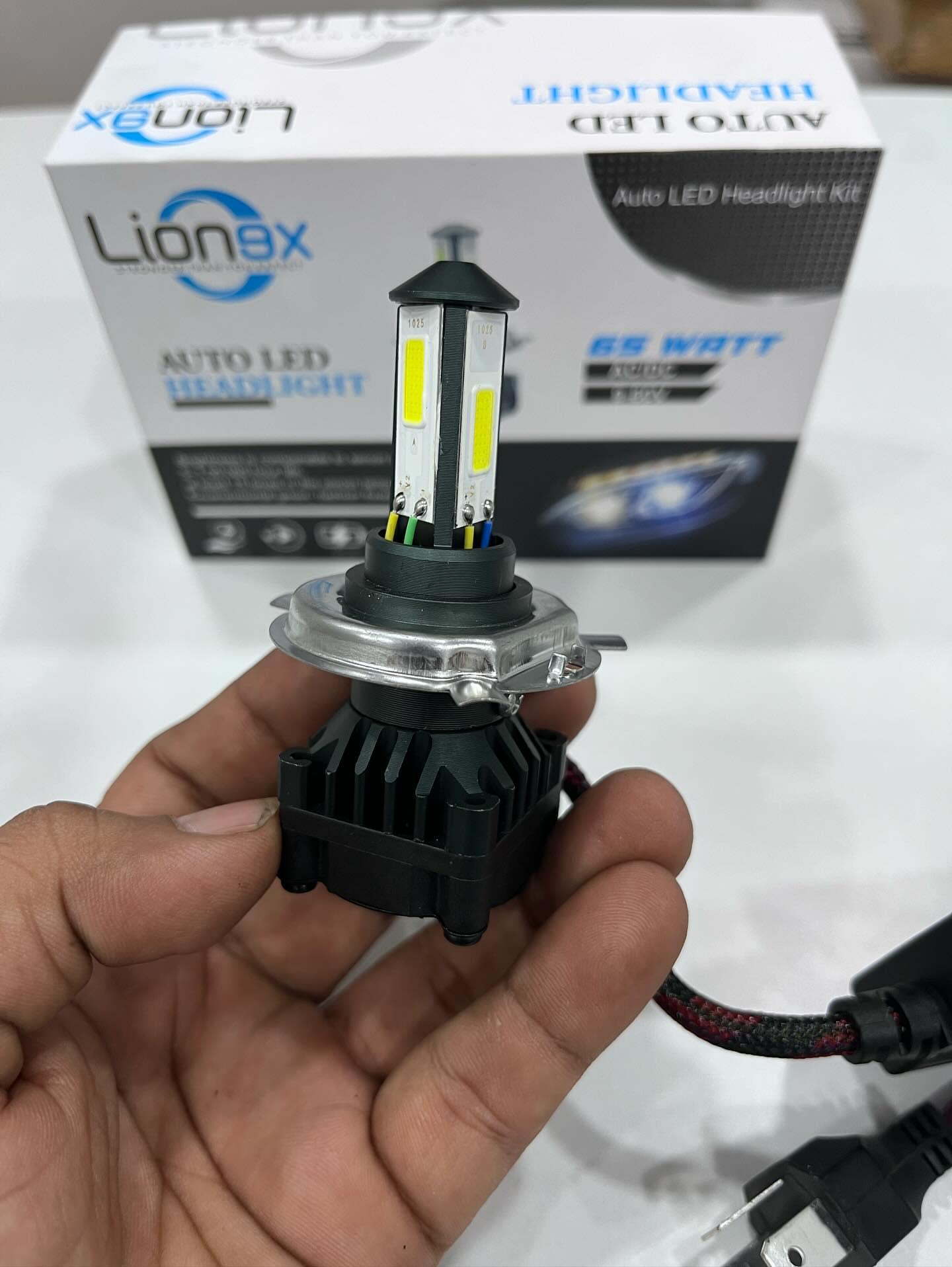 Lionex 65w AC-DC led headlight with 2 year guarantee (1 piece)