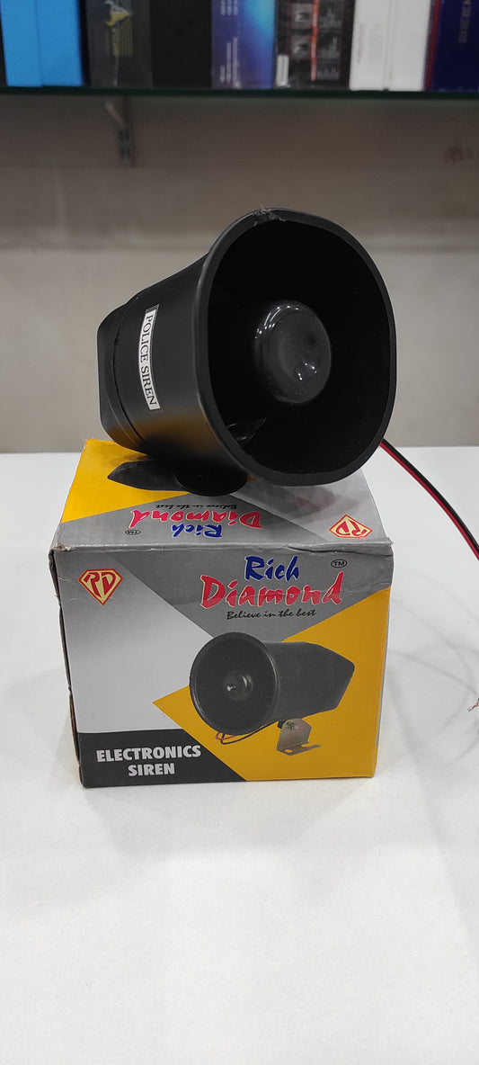 Rich diamond 50w police siren for bike and car