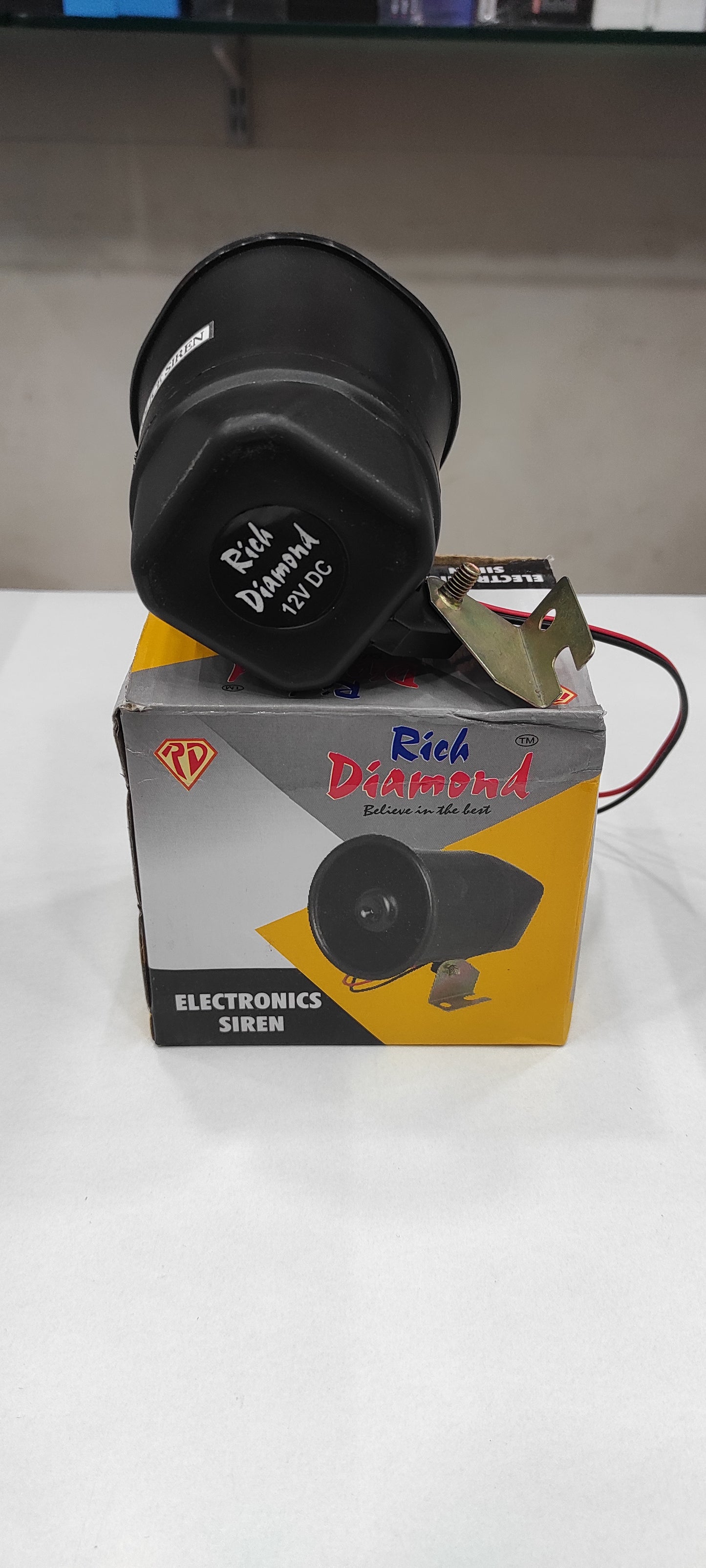 Rich diamond 50w police siren for bike and car