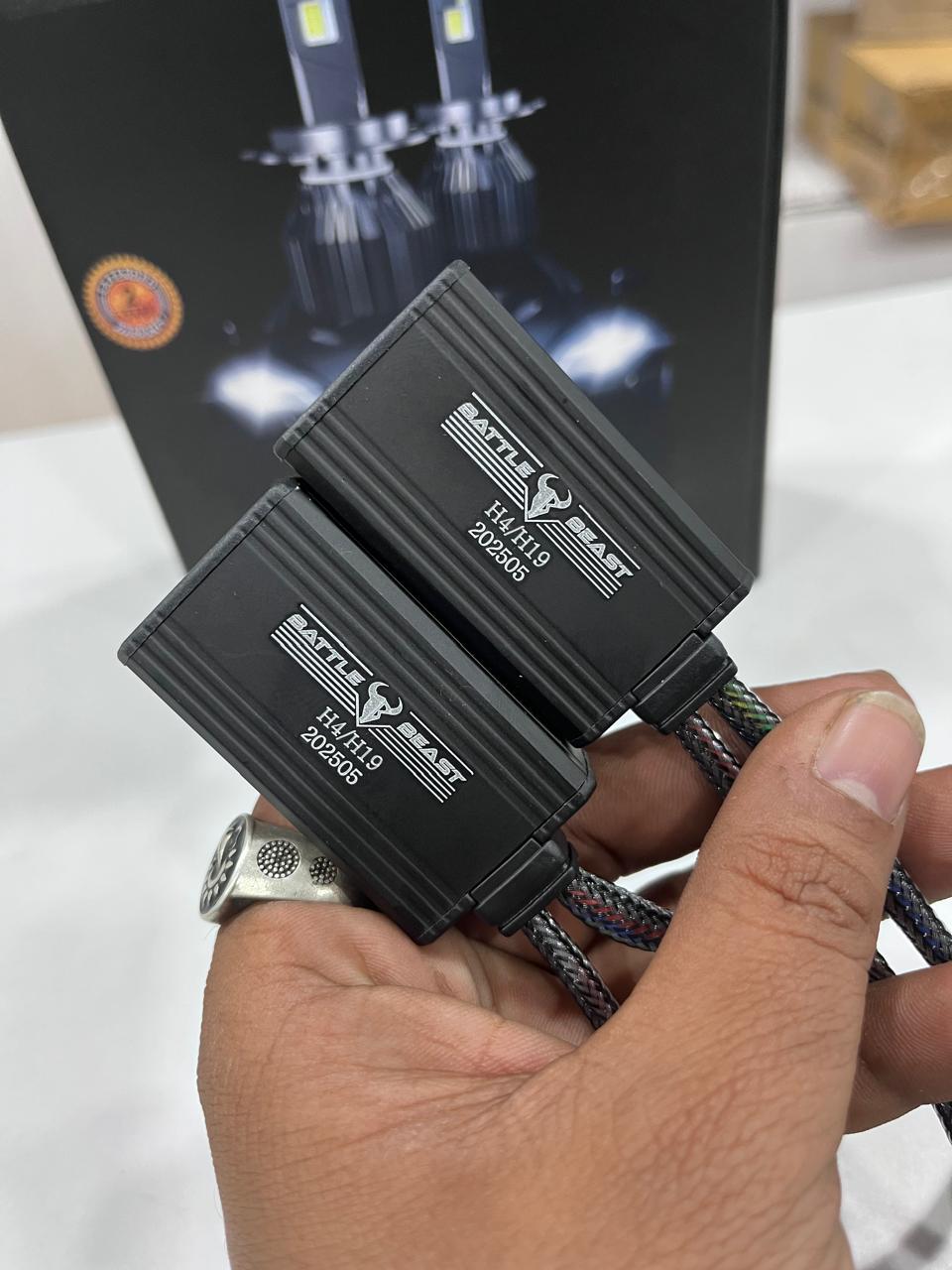 Battlebeast 250w led headlight (pack of 2) 2 year guarantee