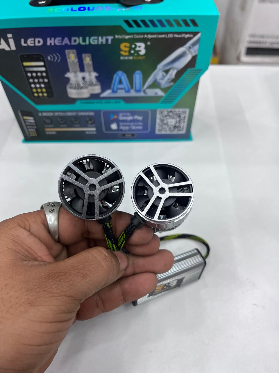 Sound & blast Ai 300w led headlight (pack of 2)
