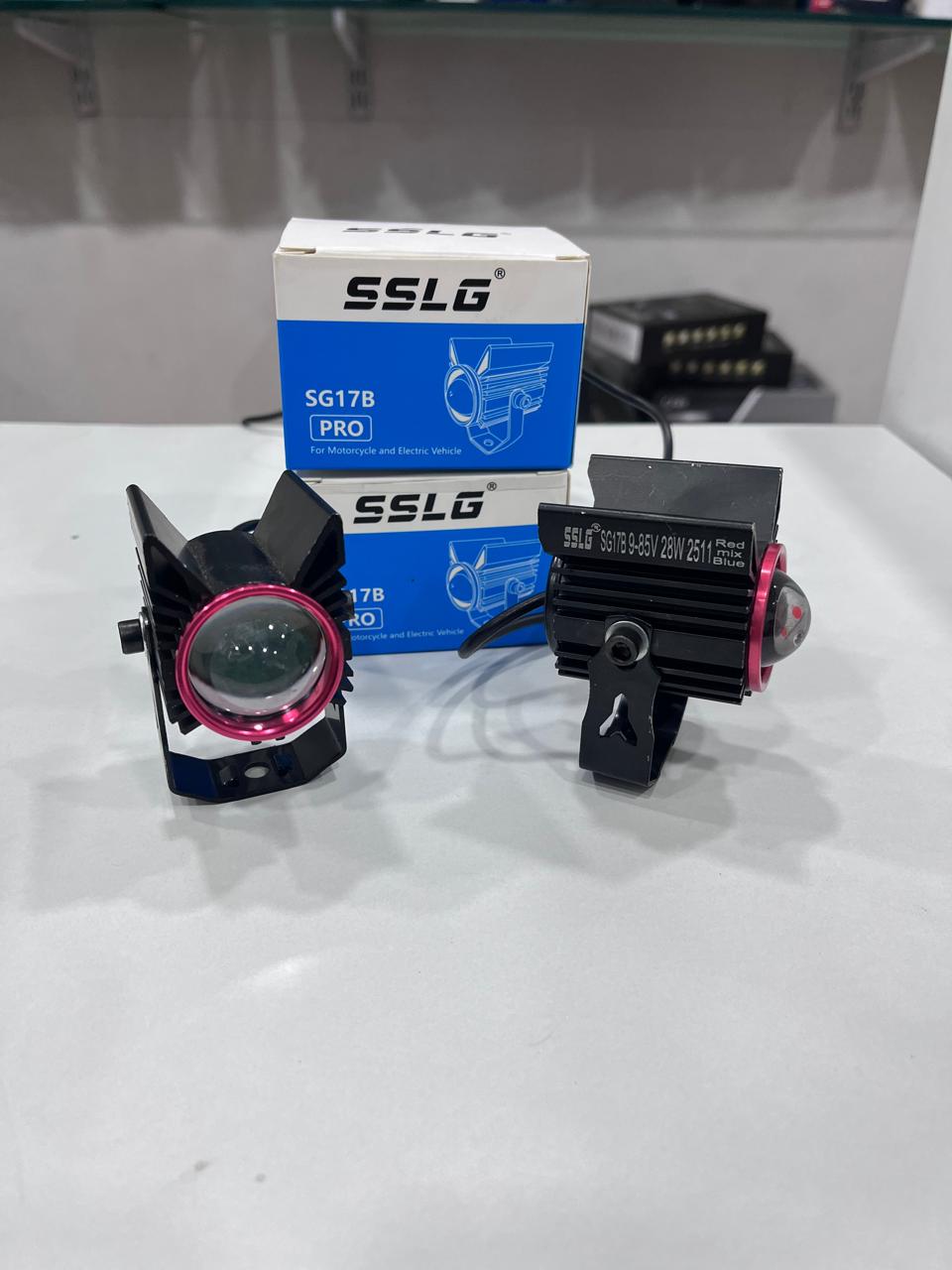 Sslg sg17 fog light with red blue lazer (2 pc)