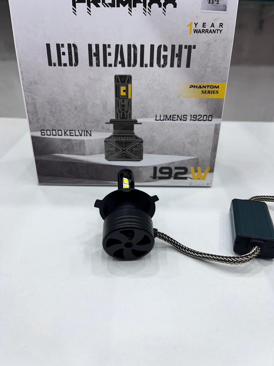 Promaxx 192w led headlight 1 year  guarantee (1 piece)