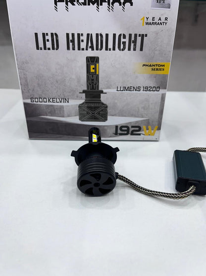 Promaxx 192w led headlight 1 year  guarantee (1 piece)