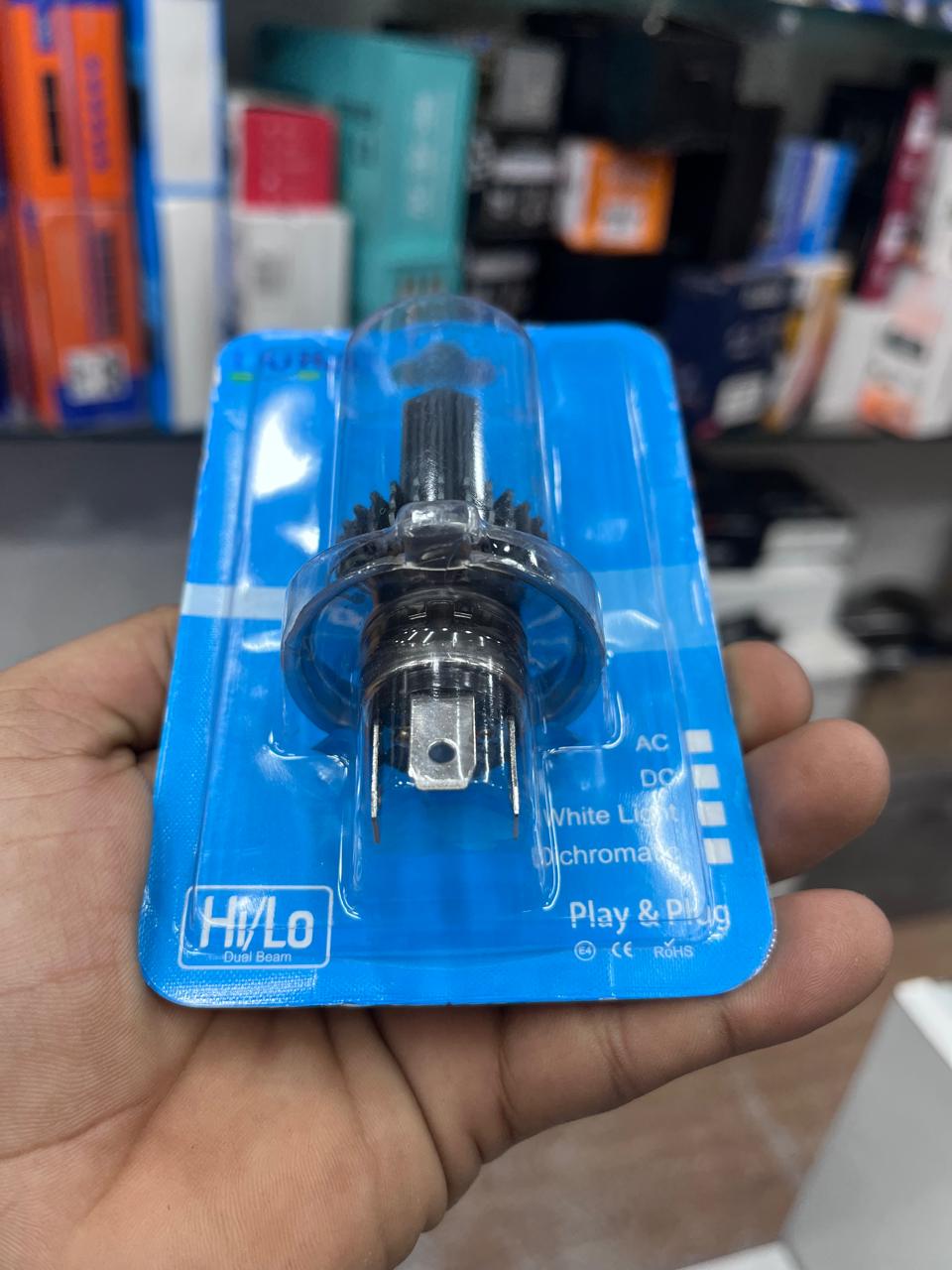 HJG triangle dual color led headlight (1 piece)
