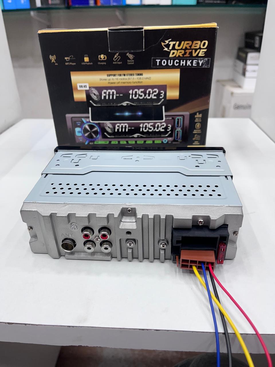 Turbo drive touch key DSP car audio player