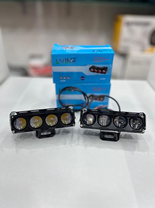 HJG 4 lens fog light with red devil and flash modes 50w (2 piece)