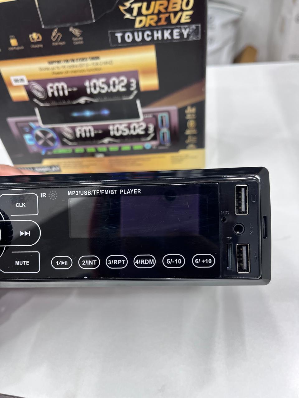 Turbo drive touch key DSP car audio player