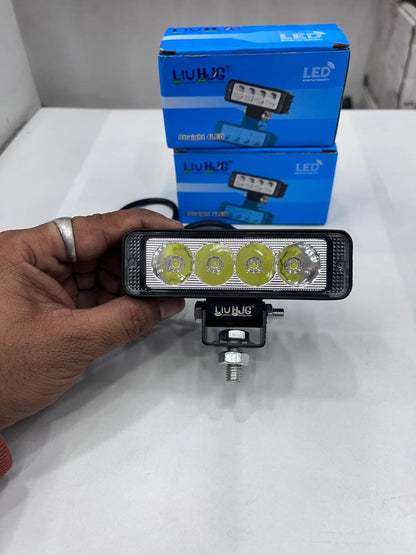 Hjg 40w set straight 4 led fog lights (2 piece)