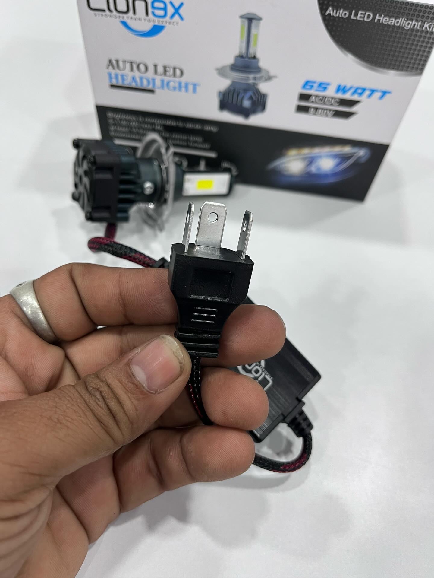 Lionex 65w AC-DC led headlight with 2 year guarantee (1 piece)