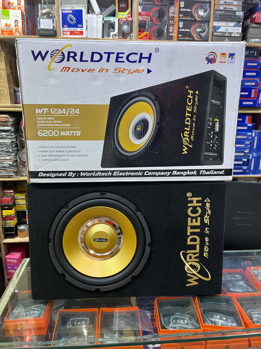 Worldtech 6200w 12inch subwoofer enclosure compact