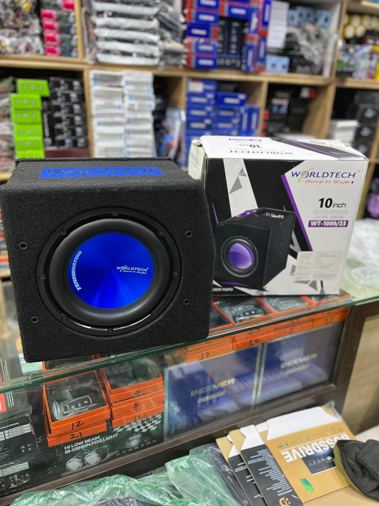 Worldtech wt-1009 4400w sub enclosure with inbuilt amplifier