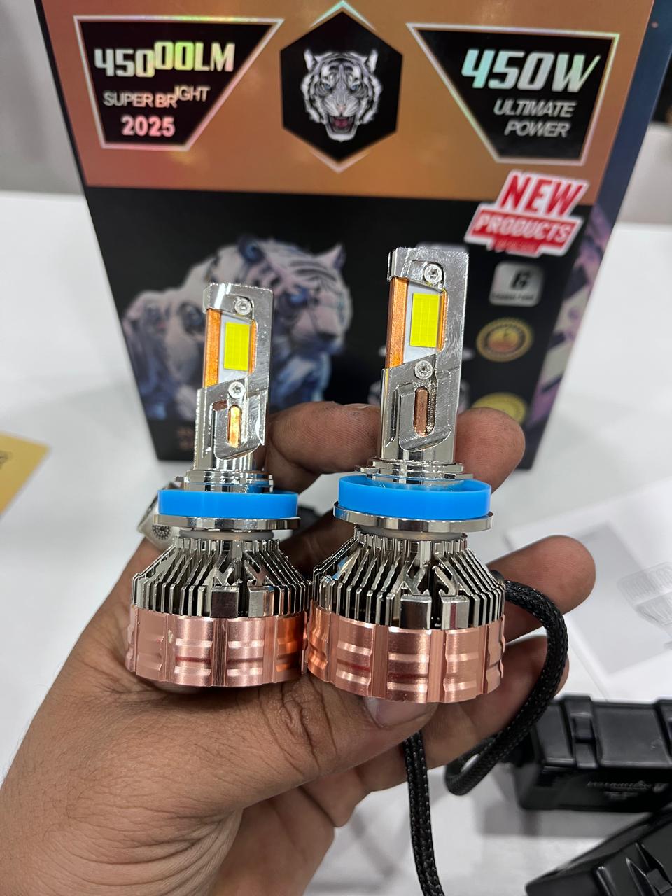 JAS 450w led headlight (pack of 2) 2 year guarantee