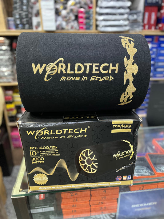 Worldtech 10inch bass tube with amplifier 4000w