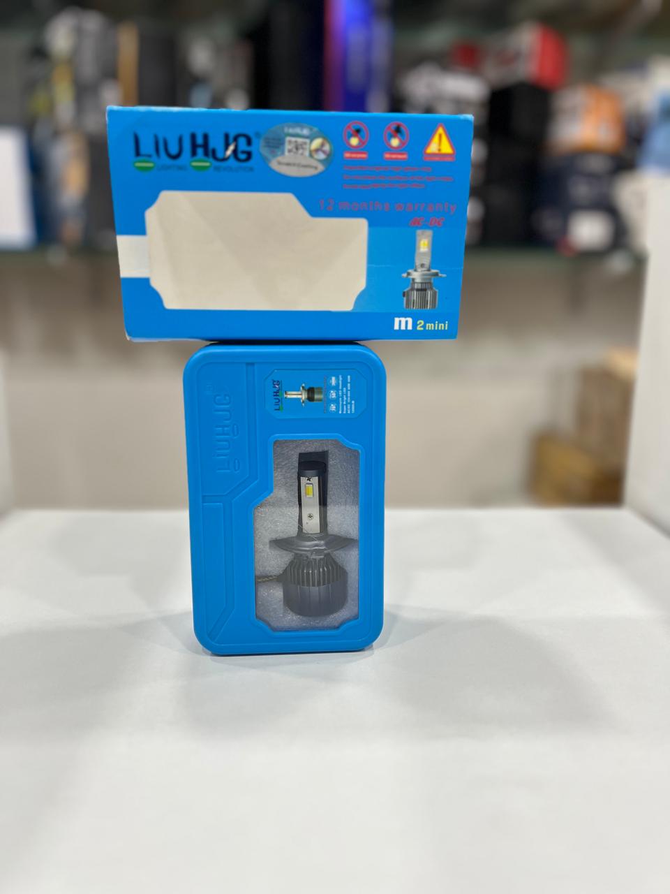 HJG 120w led headlight with wireless remote