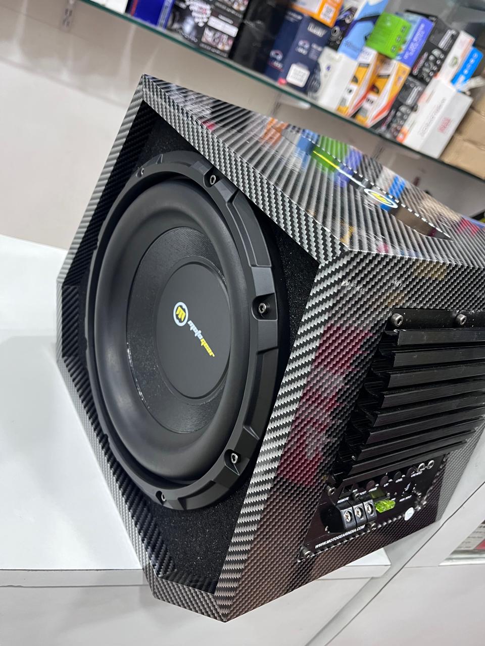 Motogear megablast 10inch dual woofer enclosure 1 year guarantee