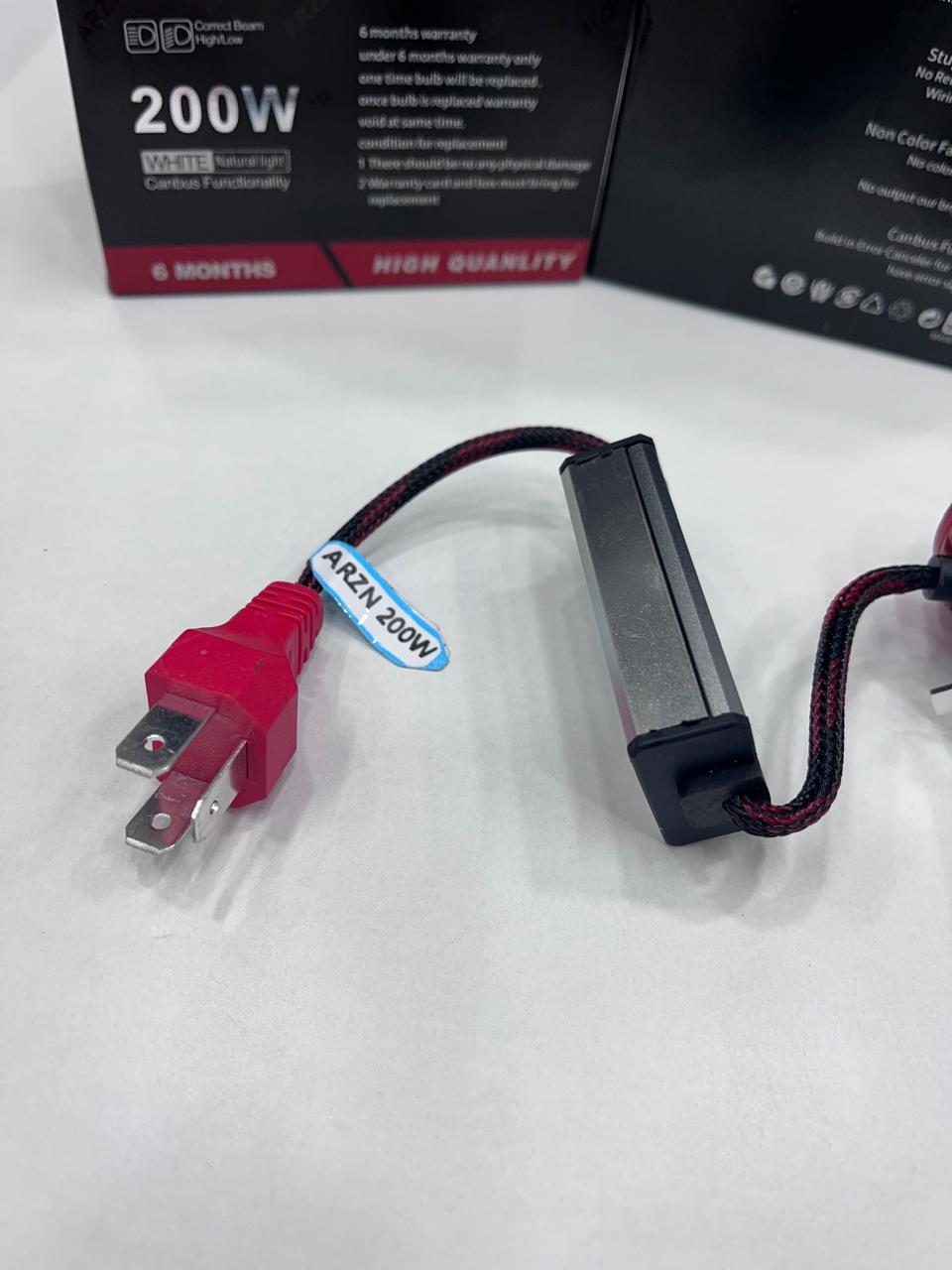 ARZN 200w turbo led headlight 6 months guarantee