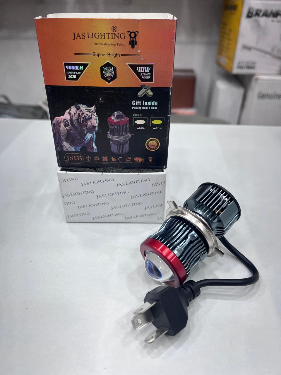 JAS 40w dual color projector with free gift