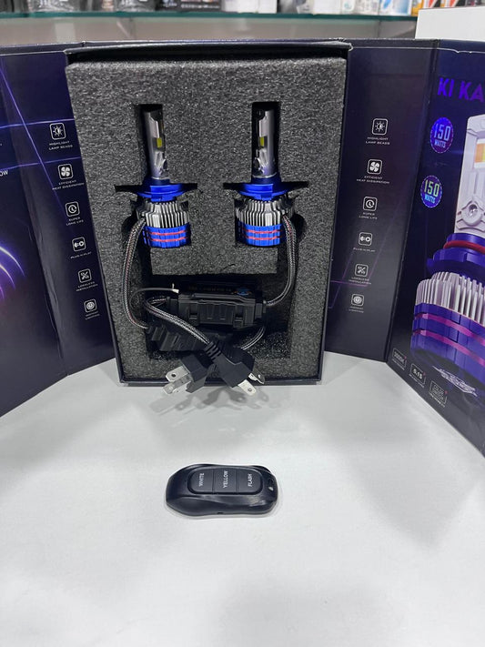 Karry 300w dual colour with remote led headlight (pack of 2)