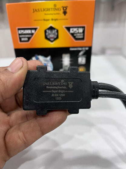 JAS 125w 12500LM led headlight free parking bulb