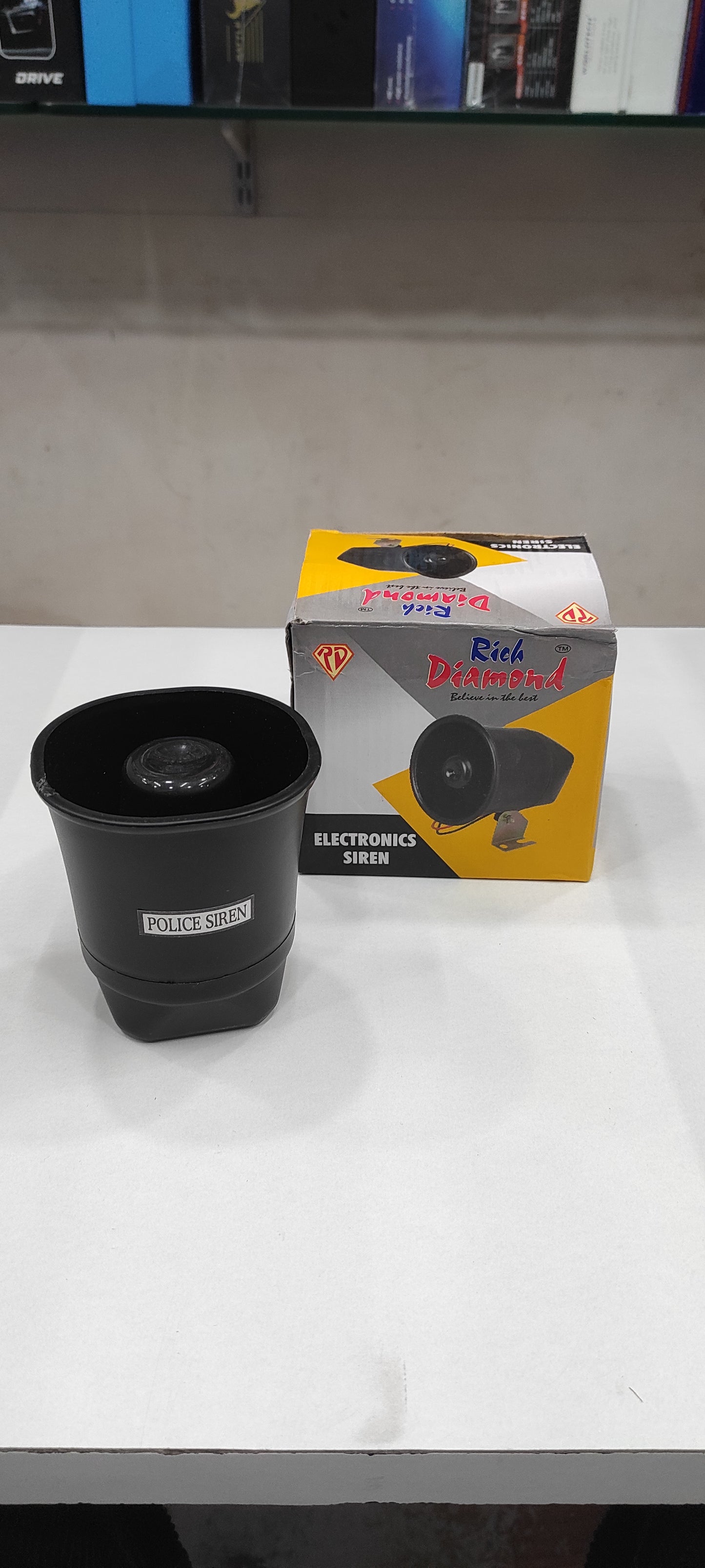 Rich diamond 50w police siren for bike and car