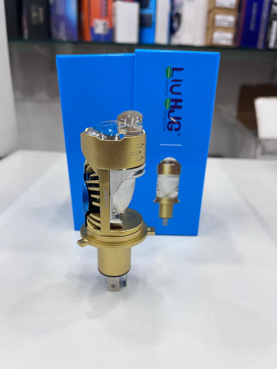 HJG 85w dual color led projector headlight