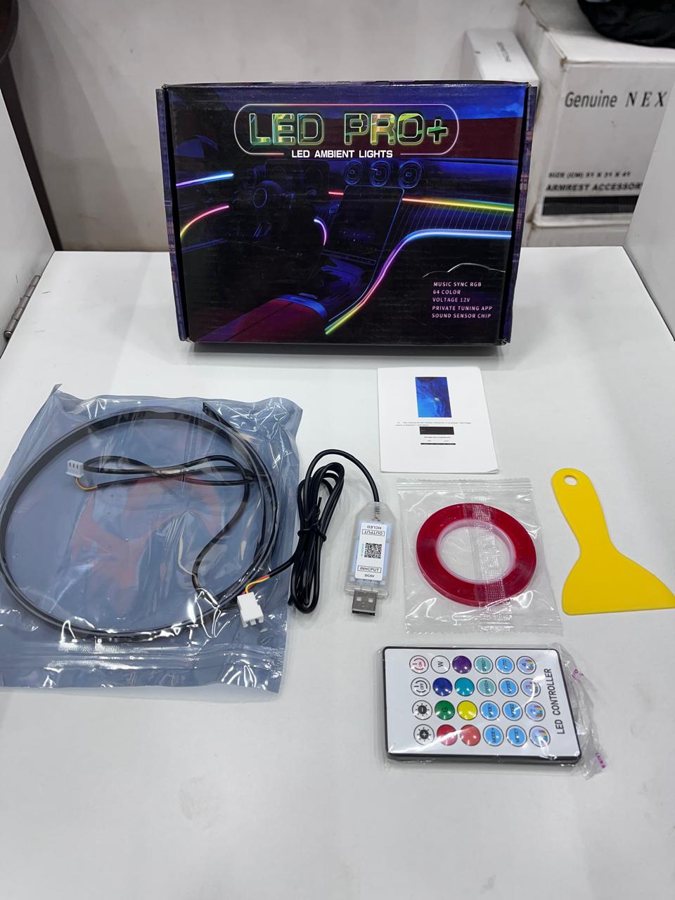 Car dashboard ambient light universal