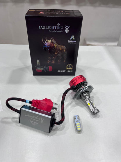 JAS 160w led headlight with 1 year guarantee (1 piece)
