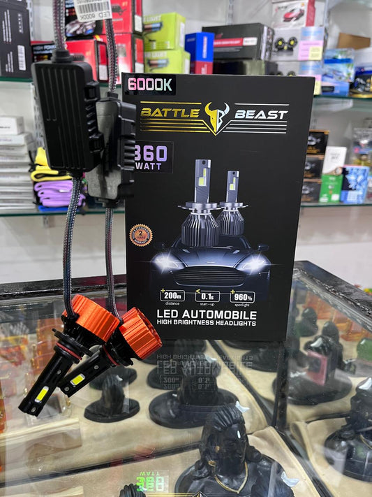 Battle beast 360w led headlight pack of 2