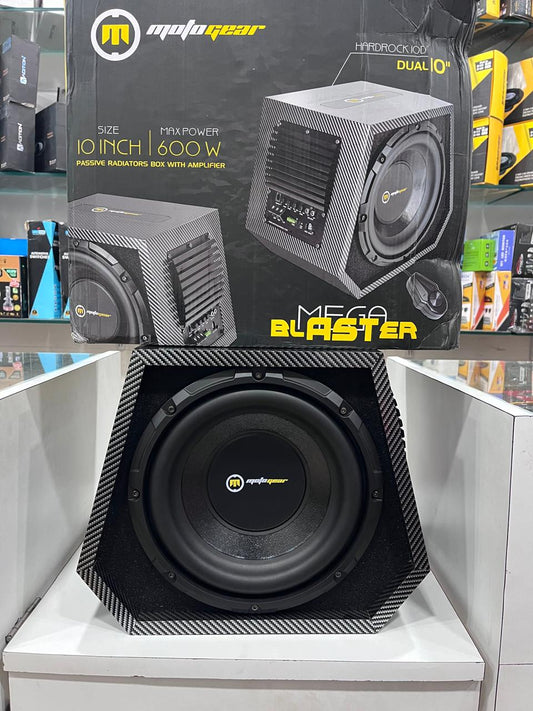 Motogear megablast 10inch dual woofer enclosure 1 year guarantee