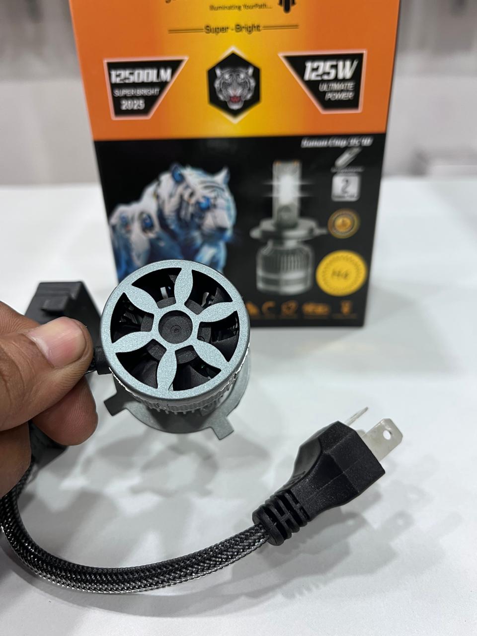 JAS 125w 12500LM led headlight free parking bulb